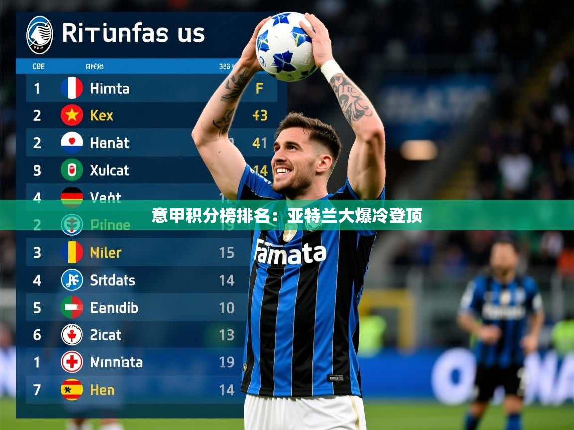 2026 迈博体育app登录意甲积分榜排名:亚特兰大爆冷登顶 第1张